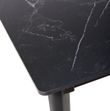 Amalfi Black Marble Effect 6 Seater Dining Table