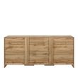 Compton Oak Effect 2 Door Extra Large Sideboard - 200cm