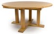 Madrid Oak 6 Seater Round Dining Table