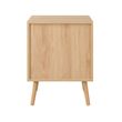 Croxley Oak and Rattan 2 Drawer Bedside Table - Sizes Available