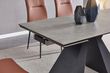 Cassino 6-8 Seater Grey Ceramic Extending Dining Table - 140cm-200cm
