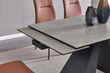 Cassino 6-8 Seater Grey Ceramic Extending Dining Table - 140cm-200cm