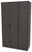 New York Graphite 3 Door Tall Triple Wardrobe
