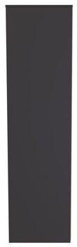 New York Graphite 3 Door Tall Triple Wardrobe