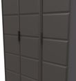 New York Graphite 3 Door Tall Triple Wardrobe