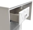 San Jose White 3 Drawer Desk