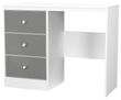 Padstow Grey and White 3 Drawer Single Dressing Table
