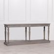 Rustic Mango Wood Column Large Console Table