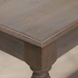 Rustic Mango Wood Column Large Console Table
