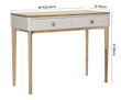 Vida Living Marlow Cashmere Oak Dressing Table