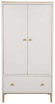 Vida Living Marlow Cashmere Oak 2 Door 1 Drawer Combi Wardrobe