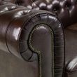 Chesterfield Antique Brown 2 Seater Sofa