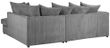 Harley Jumbo Grey Right Hand Facing Corner Sofa