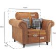 Oakland Tan Armchair