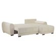 Azzuro Cream Universal Corner Sofabed with Storage