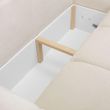 Azzuro Cream Universal Corner Sofabed with Storage