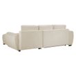 Azzuro Cream Universal Corner Sofabed with Storage