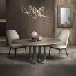 Daytona Marble Round Pedestal Dining Table - Variation Available