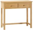 Arlington Oak 2 Drawer Dressing Table