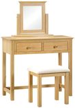 Arlington Oak 2 Drawer Dressing Table