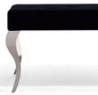 Louis Black Velvet Fabric 170cm Dining Bench