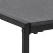 Clearance - Infinity Black Melamine Top Square Large Coffee Table - FSS14837