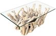 Driftwood Root and Glass Small Coffee Table