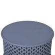 Clearance - Jaipur Lattice Grey Mango Wood Round Coffee Table - Brand New Item