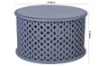 Clearance - Jaipur Lattice Grey Mango Wood Round Coffee Table - Brand New Item