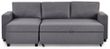 Angel Light Grey Fabric Sofabed