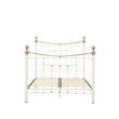 Bronte Cream Metal 4ft 6in Double Bed Frame