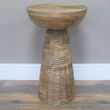 Dutch Wooden Round Side Table - 8959
