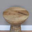 Dutch Wooden Round Side Table - 8959