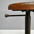 Dutch Industrial Style Round Stool