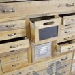 Dutch Wooden Multi Drawer Large Cabinet