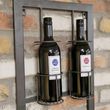 Dutch Black Metal Wine Tall Wall Unit