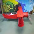 Red Metal Aeroplane