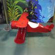 Red Metal Aeroplane