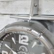 Silver Aeroplane Metal Clock