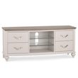 Bentley Designs Montreux Grey Washed Oak and Soft Grey Entertainment Unit 43in Plasma