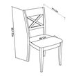 2 x Bentley Designs Montreux Soft Grey X Back Dining Chair - Pebble Grey Fabric