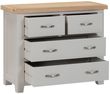 Wilmont Grey Painted 2+2 Drawer Chest