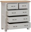 Wilmont Grey Painted 2+3 Drawer Chest