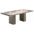 Roma Chiseled Edge Marble Dining Table - Variation Available