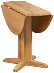 Appleby Oak 2 Seater Round Drop Leaf Dining Table