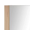 Austin Oak Mirrored Cabinet - 2 Door