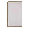 Pool White Gloss Wall Cabinet - 1 Door