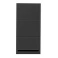 Vista Wall Cabinet - 1 Door - Oak and Black