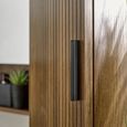 Hampshire Bathroom Cabinet - 2 Door - Slatted - Tall - Walnut - Wood