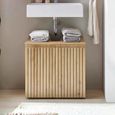 Austin Ribbed Oak Under Sink Cabinet - 2 Door